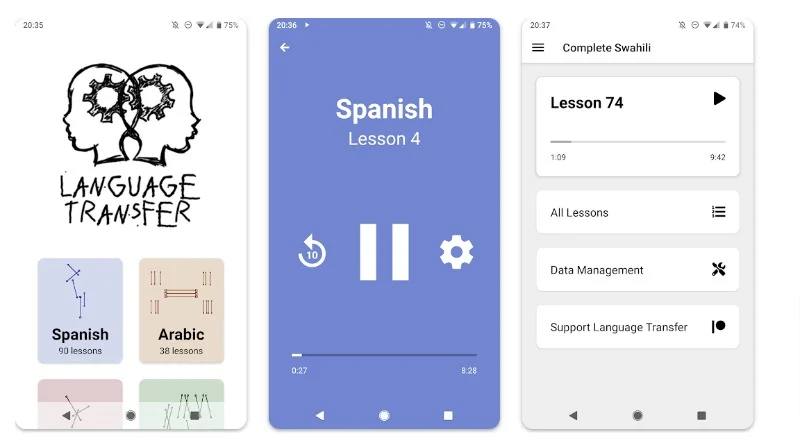 Language Transfer: Audio-Based Learning for Beginners