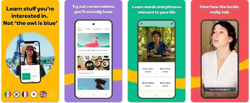 Memrise: Interactive Video and Audio Lessons